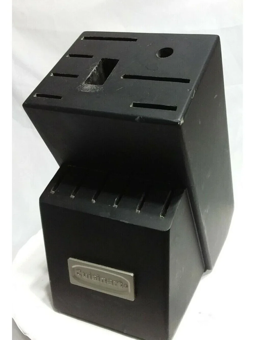 Cuisinart 14-Slot Wood Knife Block Storage Holder Kitchen Organizer Black